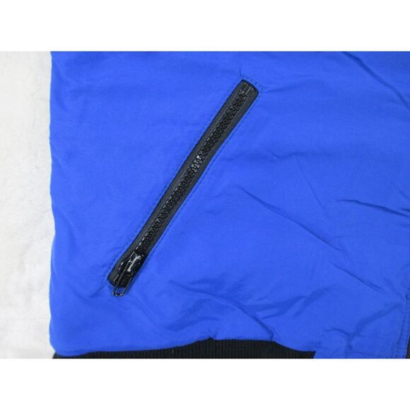 VINTAGE L.L. Bean Jacket Mens Large‎ Blue Fleece Lined Pockets Bomber Coat* - Picture 5 of 11